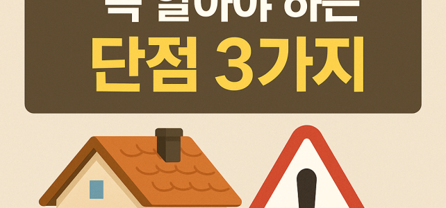 주택연금 가입 전 꼭 알아야 하는 단점 3가지 주택연금 가입 전 꼭 알아야 하는 단점 3가지